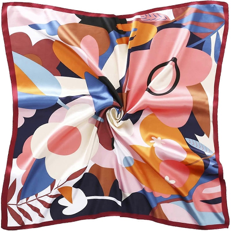 Satin Hair Scarf, Fashion Square Silk Feeling Scarf | Fruugo SG