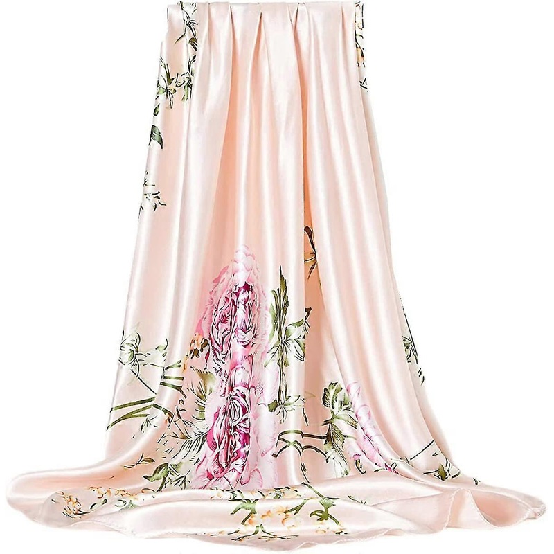 Satin Olaof Scarf For Women Large 90  90cm Square Silky Like Neck Head Scarves Set | Fruugo SG