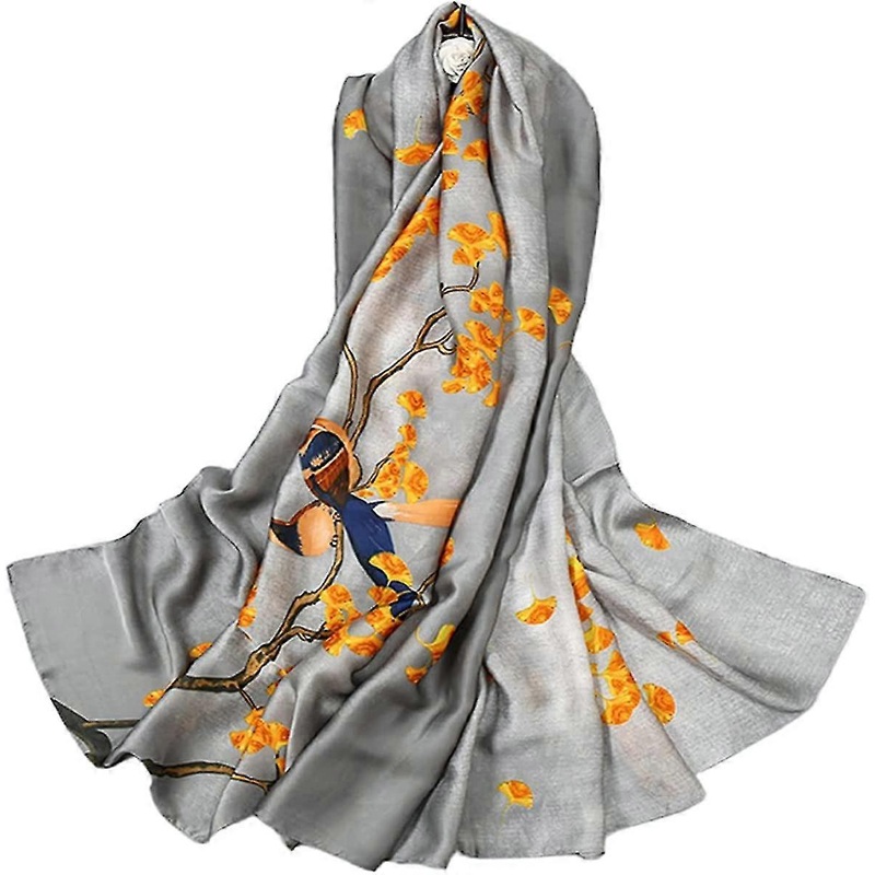 Satin Olaof Scarf Women Shawl Neckerchief Thin Wrap Ladies Scarves Vintage Colourful Cloth | Fruugo SG