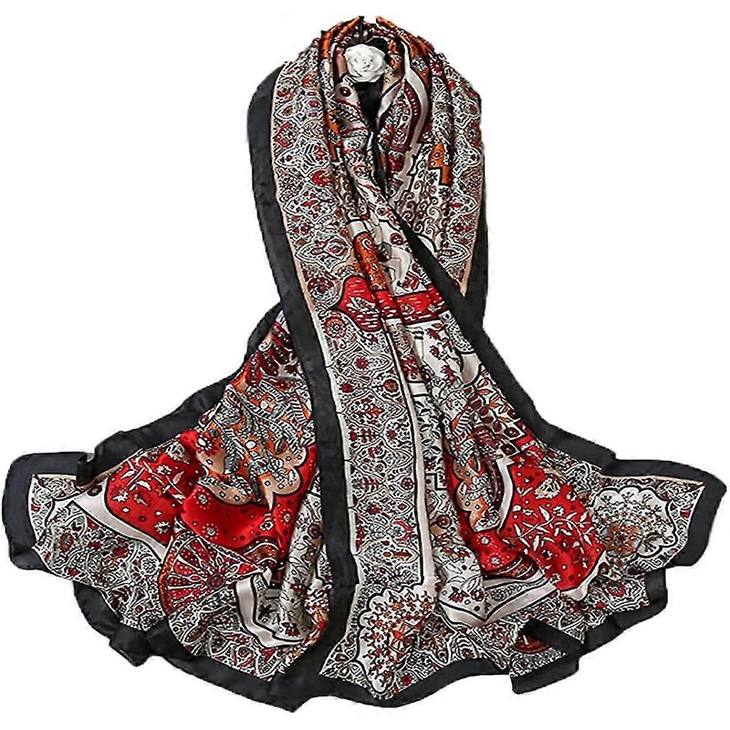 Satin Olaof Scarf Women Super Soft Ladies Silky Feeling Scarves Lightweight Elegant Gifts | Fruugo SG