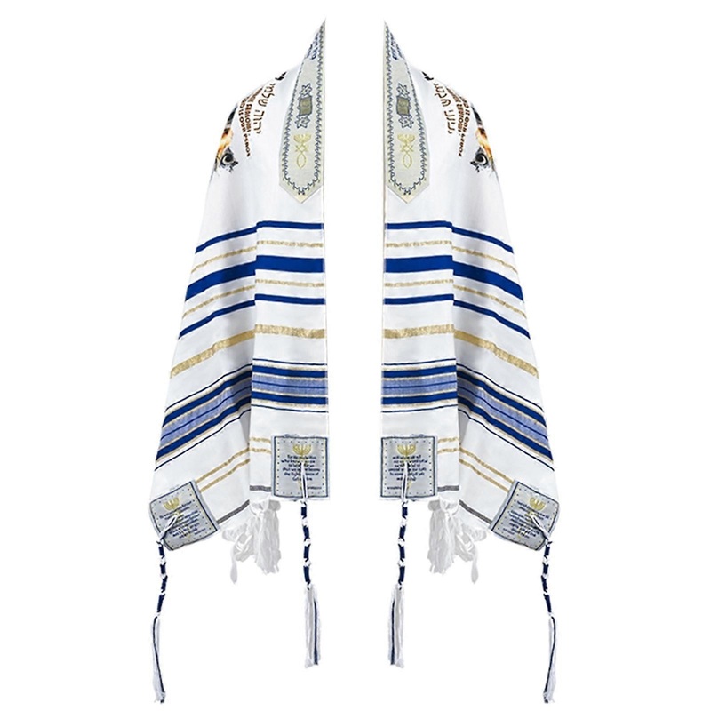 Shawl Wrap Tassels for Tallit Prayer Shawl Israel Messianic Tallit Prayer Shawl Talitnia Prayer Shawl Yeshua Shawl  Royal Blue | Fruugo SG