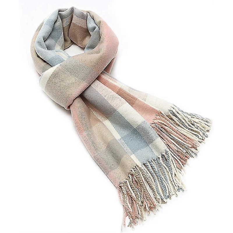 Winter Ladies Scarves Shawl Oversized Ladies Tartan Checked Scarf Blanket | Fruugo SG