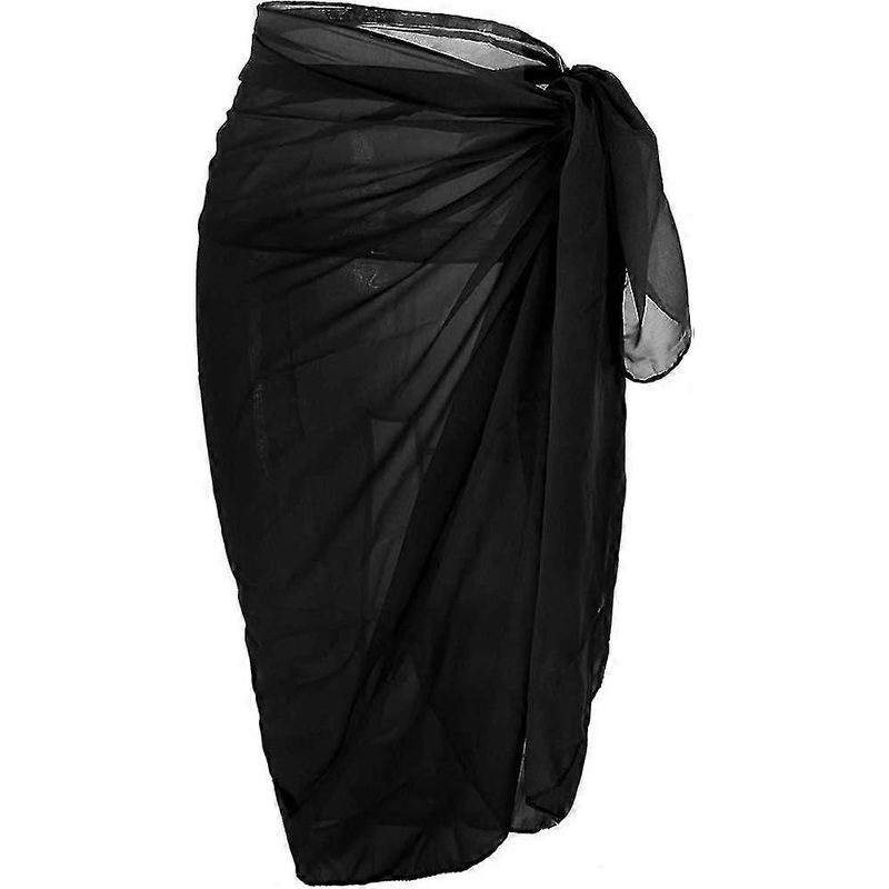 Women Sarong Beach Cover Up Summerskirts Holiday Chiffon Swimsuit Wrap Scarf | Fruugo SG