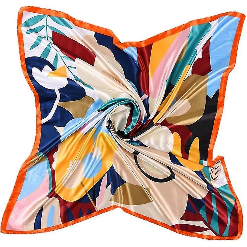 Womens Silk Scarf Belt Large Square Pattern Head Neckerchief Handbag Wraps Hair Acsergery Gift | Fruugo SG
