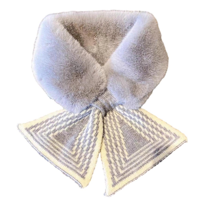 Faux Furs Scarf Winter Warm Furry Neckerchief Wedding Bridal Shawl Wrap Neck Warmer Stylish Lady Photo Props Neckwrap  Gray | Fruugo SG