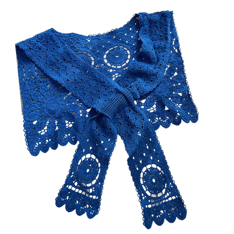 Shrug Scarf Lace Shoulder Wrap Scarf Shawl Wraps For Women Lightweight Crochet Shawls And Wraps  Royal Blue | Fruugo SG