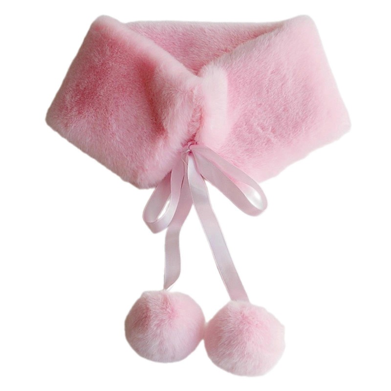 Thicken Warm Scarf Women Soft Winter Plush Scarves Cold Weather Accessory for Cold Weather  tender pink | Fruugo SG