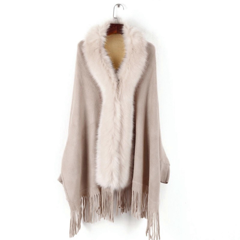 Winter Vintage Poncho Capes Tassel Blanket Shawl Wrap Warming Coat Trim Hood Poncho Faux Fur Cape Wrap Shawl Coat  Yellow | Fruugo SG