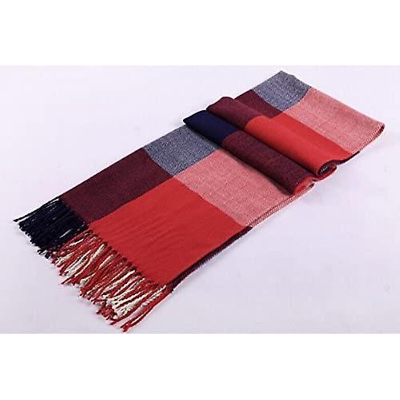 Women’s Fashion Long Shawl Large Grid Winter Warm Plaid Large Scarf | Fruugo SG