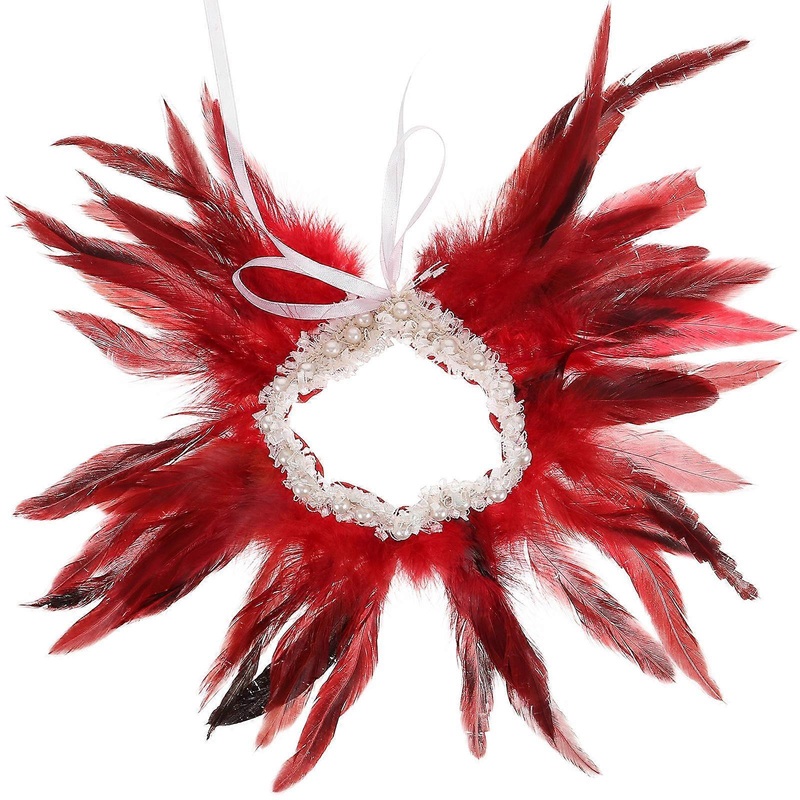 Fancy Scarf Costume Collar White Synthetic Material Stage Performance Accessory 1Set | Fruugo SG