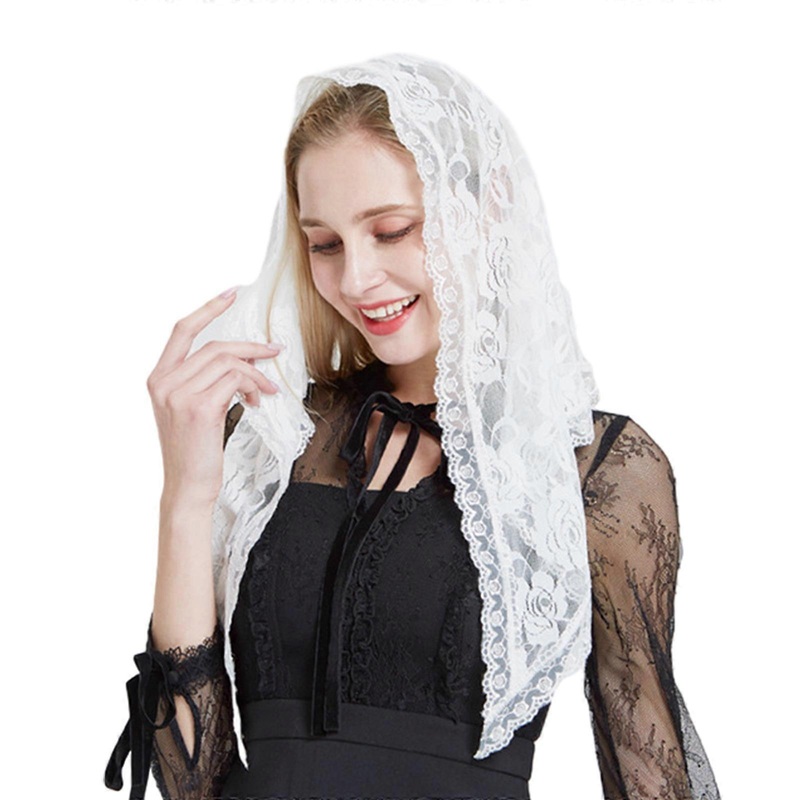 Fashion Summer Wedding Party Shawl for Woman Floral Pattern Wrap Casual Triangle Scarves Shawls Foulard Female Supplies  White | Fruugo SG