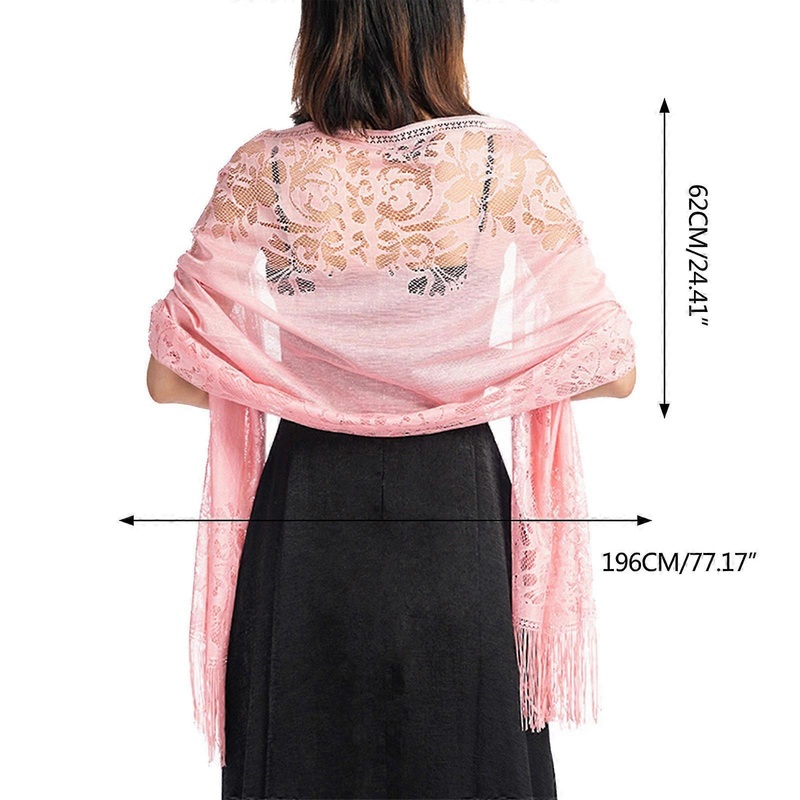 Formal Shawls And Wraps For Evening Dresses Summer Shawl Wraps For Women Lightweight Pashmina Shawl  White | Fruugo SG