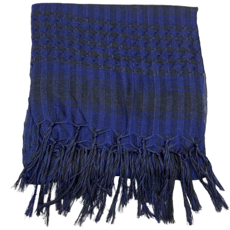 Lightweight Arab Shemagh Scarf Arabian Desert Neckwrap Ethnic Headcover Bandana Shoulder Shawl Muslims Headwraps  Navy blue | Fruugo SG