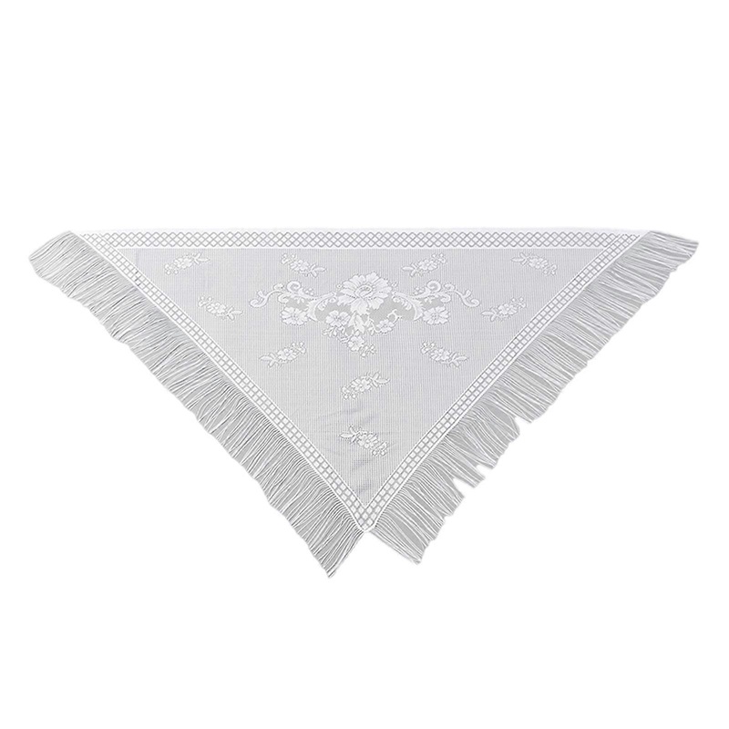 ModernTriangle Shawl Breathable Shoulder Wrap Scarf with Dynamic Fringe for Adding Mysterious Touches to Any Outfit  White | Fruugo SG