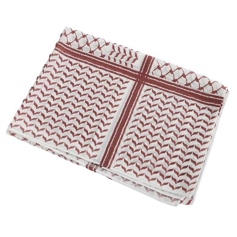 Multiuse Arafat Hijab Scarf Jacquards Shawl Adult Desert Arab Shemagh Headscarf Arabian Dubai Saudi Head Covering  Red | Fruugo SG