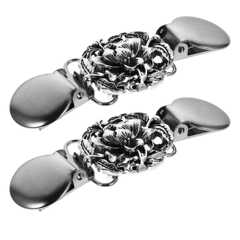 Shawl Clip Women’s Scarf Clamp Alloy Material Chic Fashion Accessory 2Pack | Fruugo SG