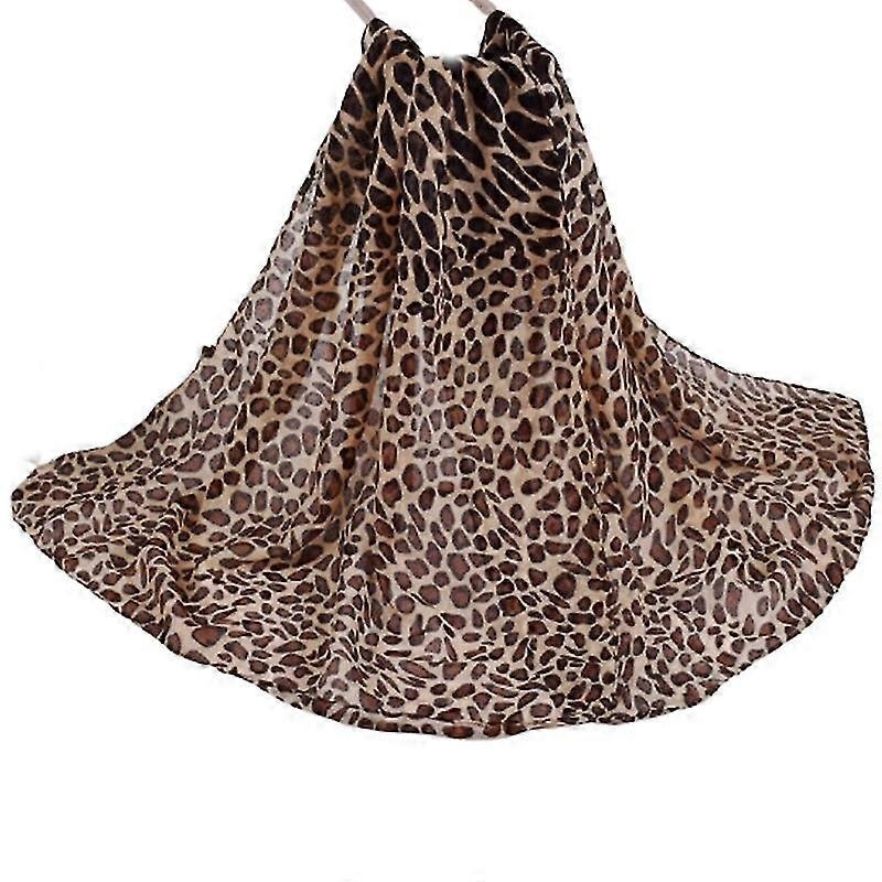 Trendy Scarf For Women Print Cheetah Pattern Casual Beach Sun-proof Scarf | Fruugo SG