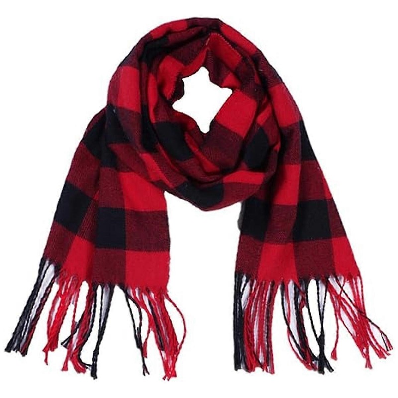 Winter Kids Scarf Warm Shawls Scarves Parent-child Scarf Womens Plaid Scarfs Small | Fruugo SG