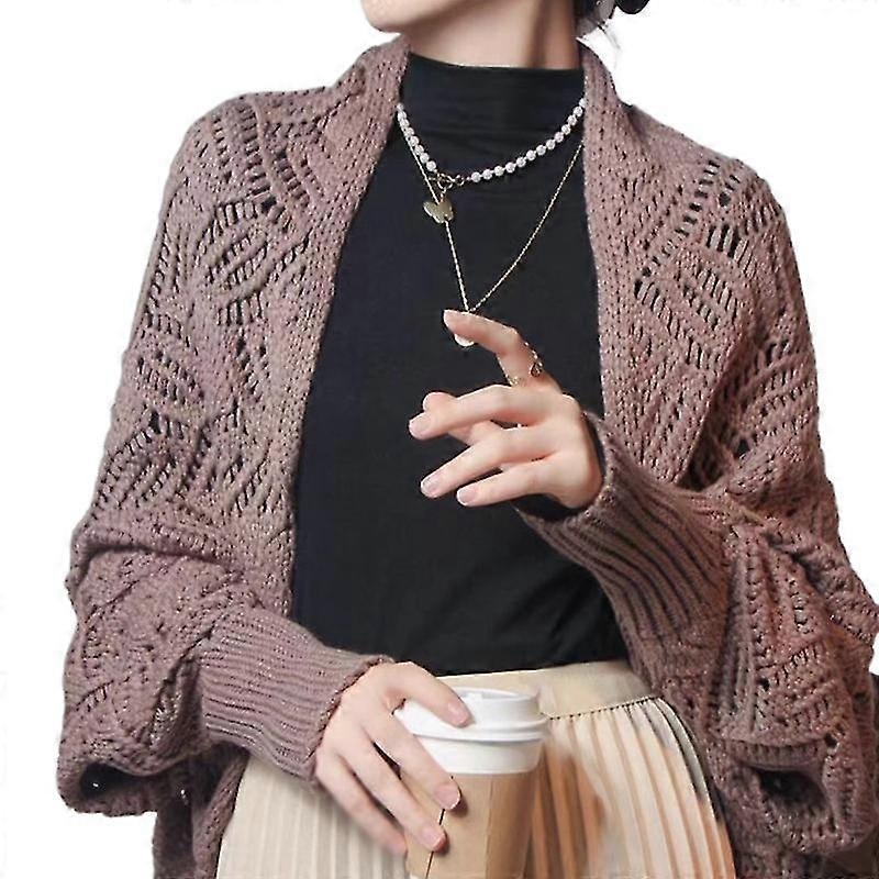 Winter Soft Cardigans For Women Acrylic Fibres Shoulder Shawls Keeping Warm | Fruugo SG