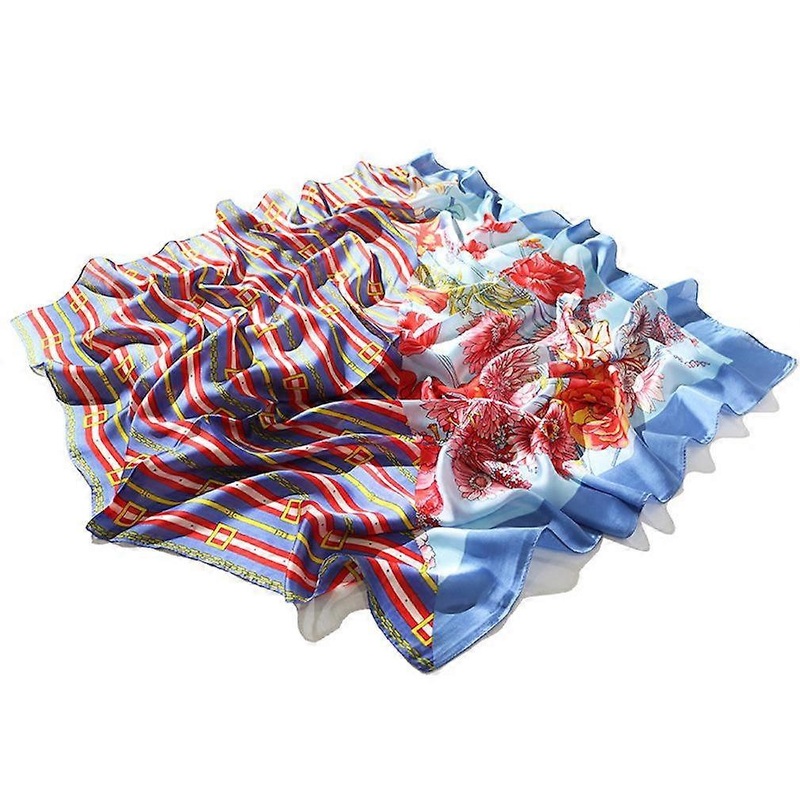 90*90CM Silky Scarf Fashion Professional Kerchief Multi Purpose Satin Scarf for Woman | Fruugo SG