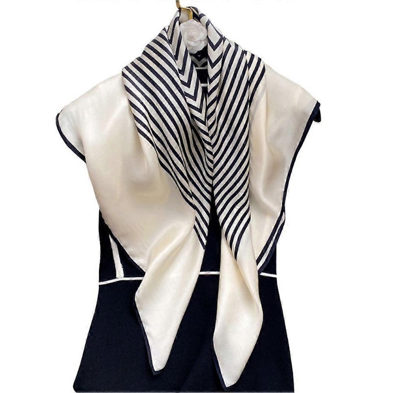 90cm Kerchief Sun Proof Satin Shawl Silky Scarf Uniform Wraps for Lady | Fruugo SG