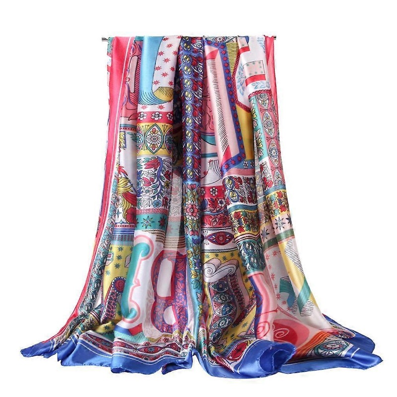ABC Printed Scarf Sun Proof Silky Wraps Fashion Designer Scarf for Lady | Fruugo SG