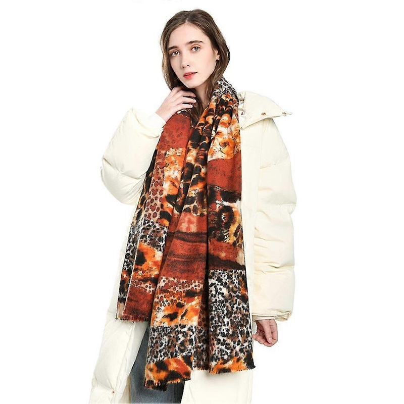 Autumn Winter Leopard Printed Scarf Pashmina Shawl Fashion Wraps for Lady | Fruugo SG