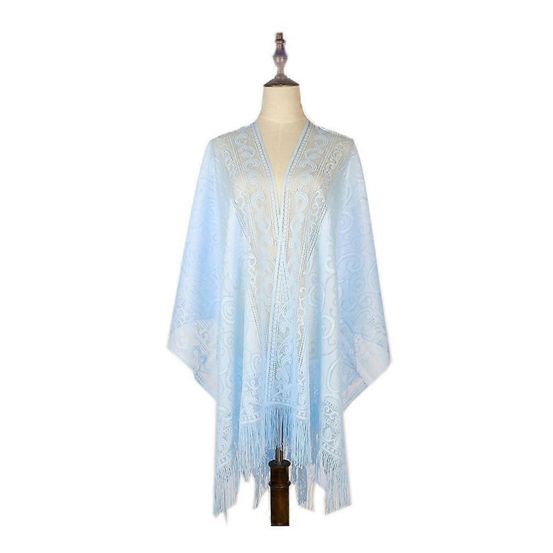 Beach Scarf Hollow out Shawl Wrap Lightweight Tippet Stoles for Lady | Fruugo SG