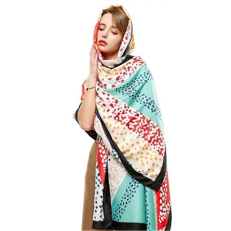 Fashion Printed Scarf Thin Lightweight Polyester Scarf for Lady | Fruugo SG
