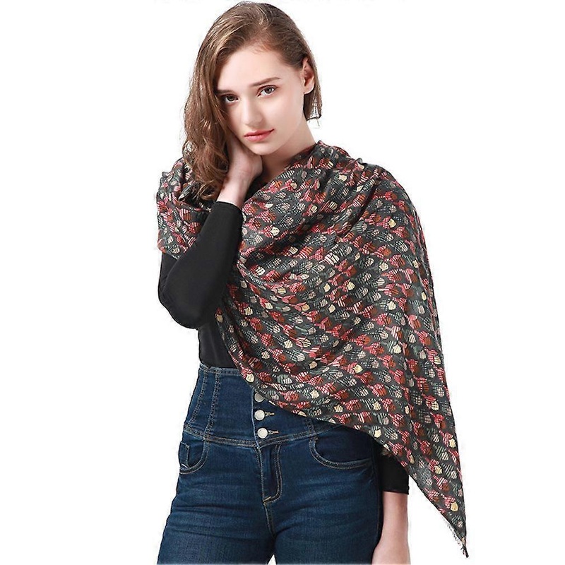 Fashion Warm Scarf Tulip Printed Wraps Sun Proof Shawl Scarf for Lady | Fruugo SG