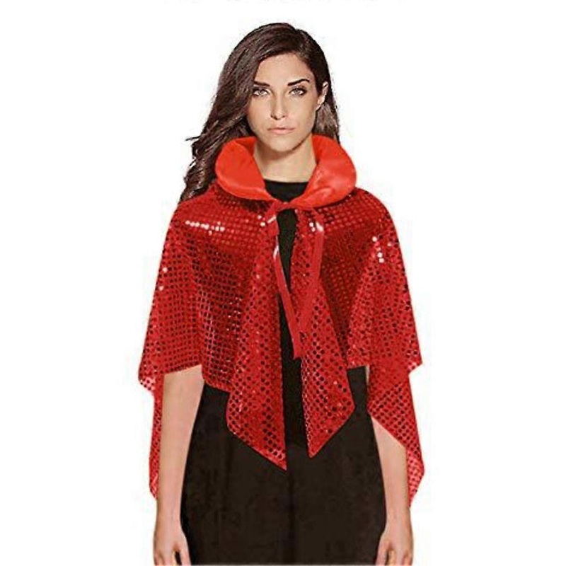 Halloween Red Costume Cloak Short Poncho Ballet Cosplay Shawl Chirstmas Cape | Fruugo SG