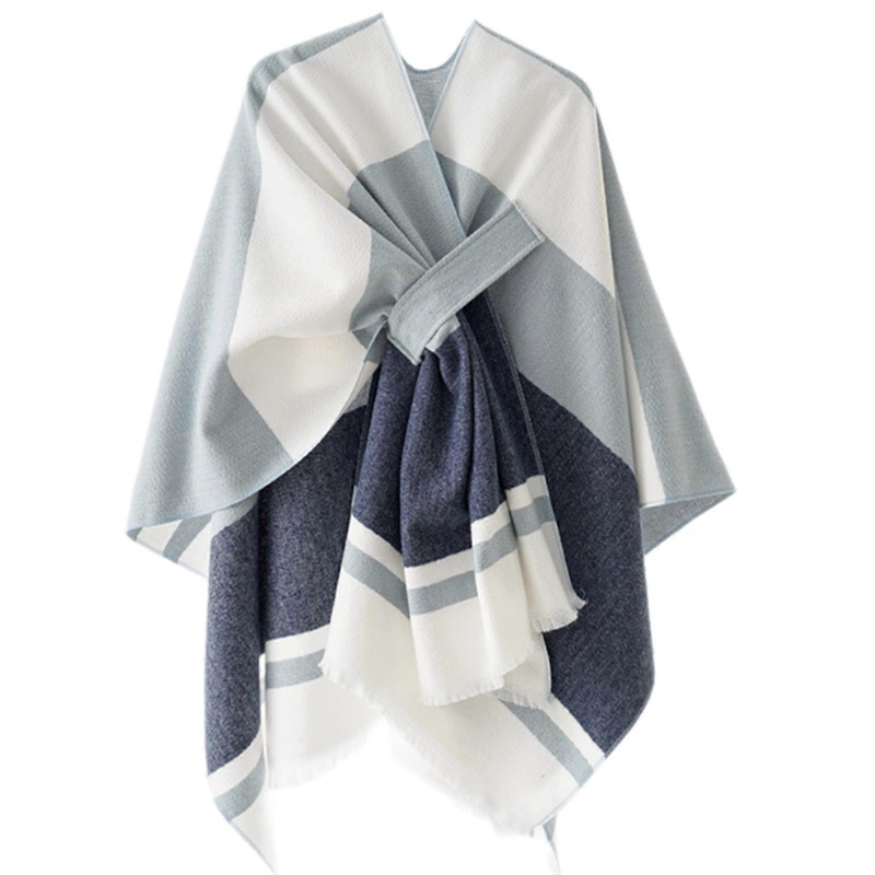 Oversized Warm Shawl Wrap Open Front for Women Open Front Warm and Soft Large Wrap for Fashionable Layering  Navy Blue | Fruugo SG