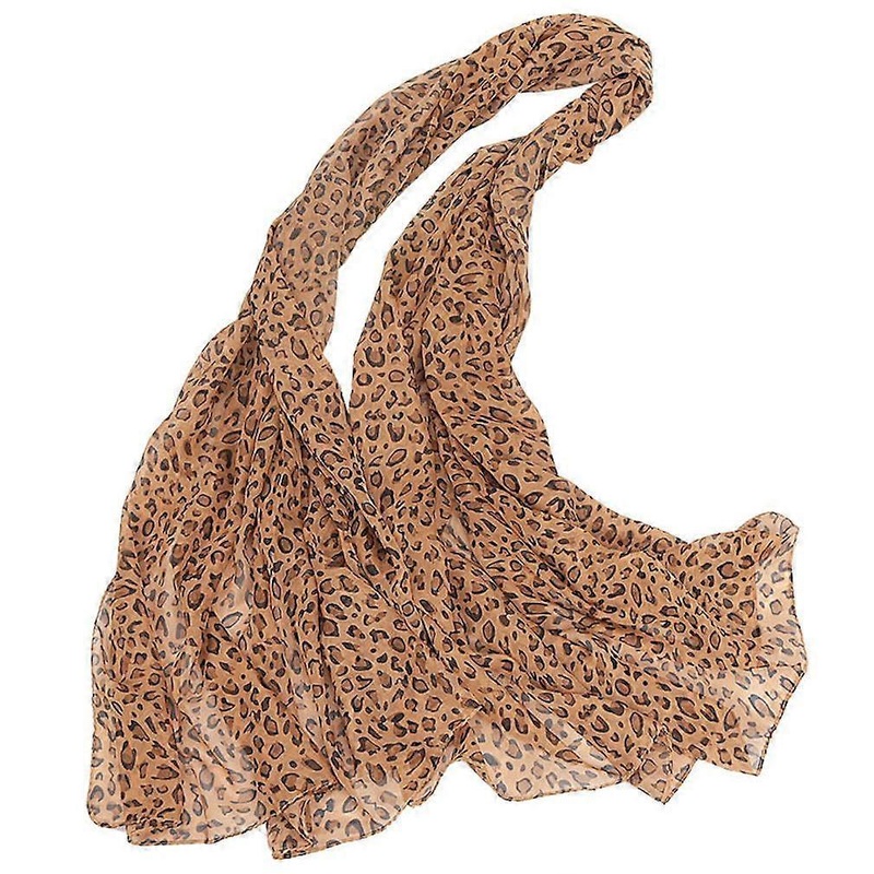 Silky Scarf Satin Neckerchief Shawl Leopard Print Scarf for Lady | Fruugo SG