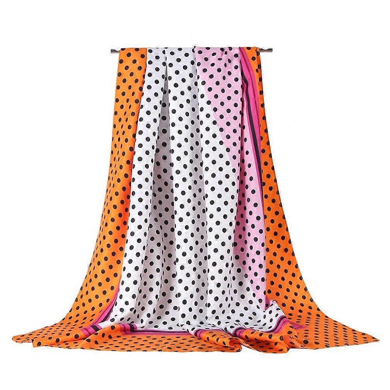 Spring And Autumn Silky Scarf Thin Lihgtweight Wraps Fashion Polyester Scarf for Woman | Fruugo SG