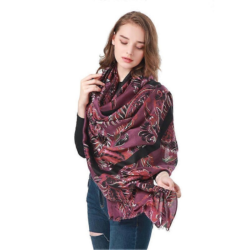 Warm Scarf Cotton Printed Wraps Long Shawl for Woman | Fruugo SG