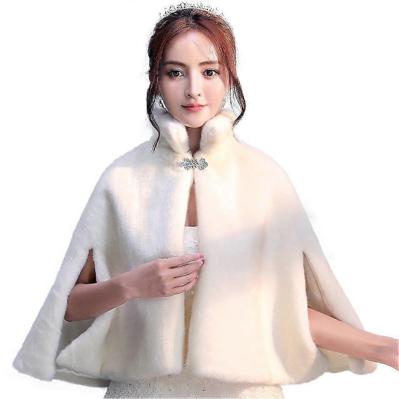 Wedding Warm Shoulder Cape Wraps Tippet Stoles Winter Dinner Dress for Lady | Fruugo SG