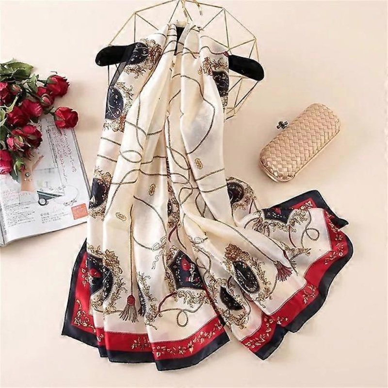 180*90cm Summer Women Silk Scarf Luxury Beach Hijab Female Foulard Echarpe Bandanna Free Shipping New Shawl Wrap muffler pareo | Fruugo SG