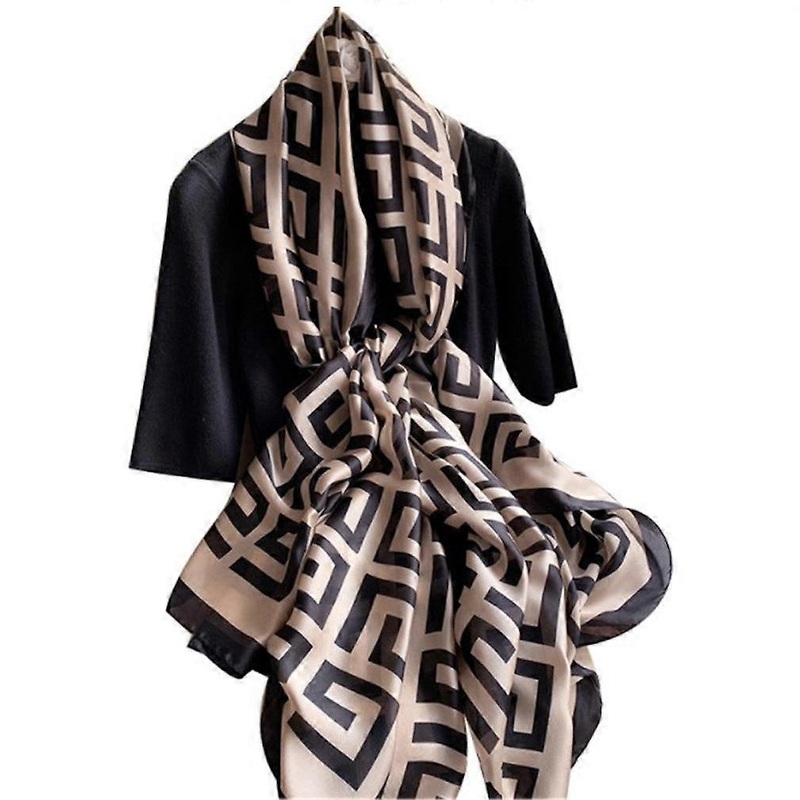Beach Sun Proof Cover up Summer Thin Shawl Silky Satin Wrap for Lady | Fruugo SG