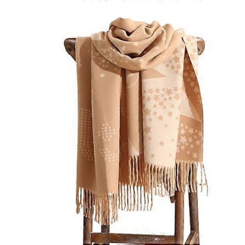Cashmere Scarf Winter Warm Neck Thick Tassel Shawl | Fruugo SG