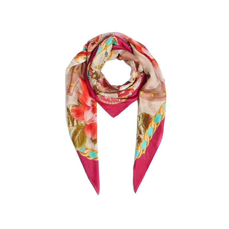 Guess Flowers Scarf Women Pink | Fruugo SG