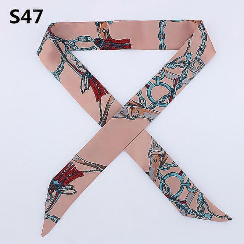 On-Sale 2018 New Arrivals Bag Scarf Print Silk Scarf Women Small Bag Ribbon Fashion Female Hair Ribbons Fashion Handbag Scarves | Fruugo SG