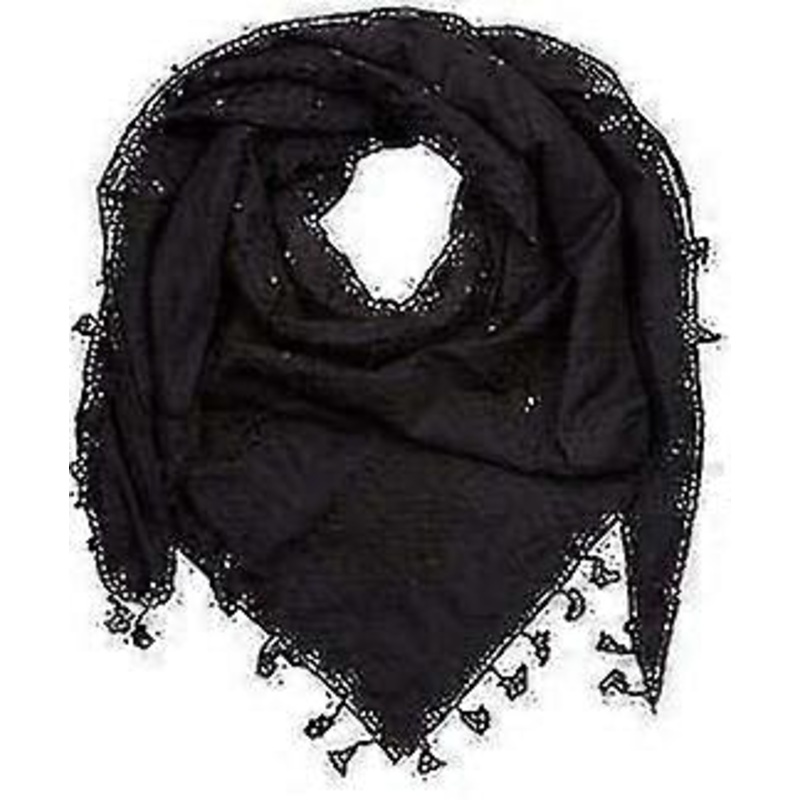 Palestinian Keffiyeh Scarf – Traditional Arafat Hatta with Tassels, Shemagh Arab Houndstooth 100% Cotton | Fruugo SG