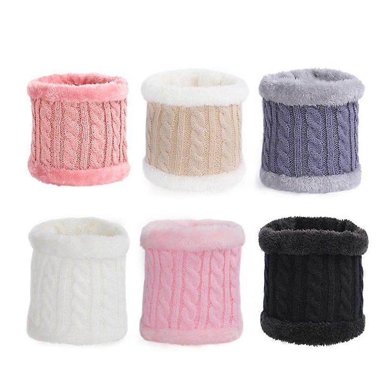 Thick Cotton Neck Warmer Scarf For Kids White Suitable For Party Favors 1Pcs | Fruugo SG
