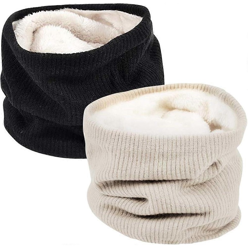 Winter Neck Warmer, Fleece Lined Infinity Scarf | Fruugo SG