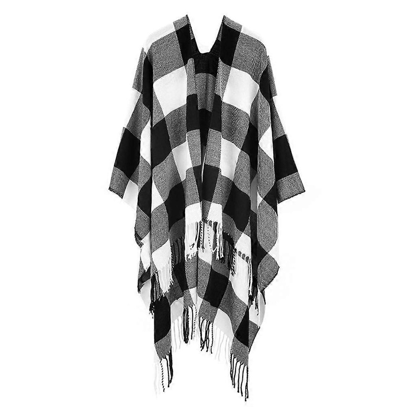 Women Shawl Wrap Cape Evening Dresses Warmth Fashion Accessory 170x135cm Black 1Pcs | Fruugo SG