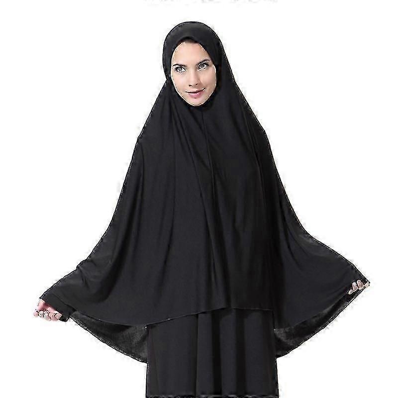 Womens Extra Long Milk Fiber Muslim Arab Hijab Elegant Solid Color Islamic Prayer Lightweight Head Scarf Wrap Shawl | Fruugo SG
