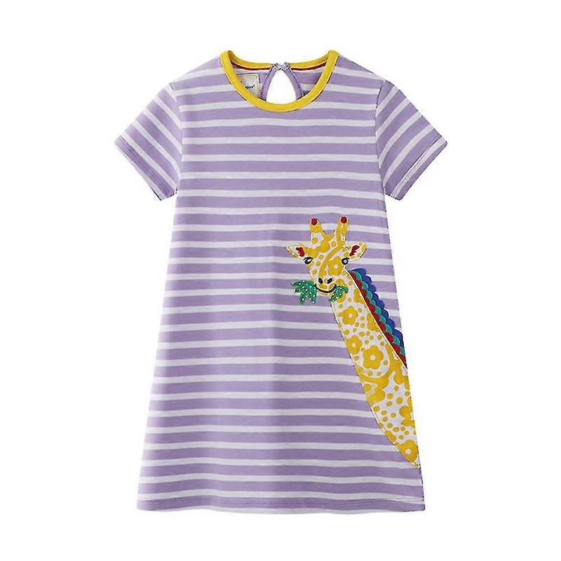 3-8 Years Girl Striped Dress Summer T-shirt Dress | Fruugo SG