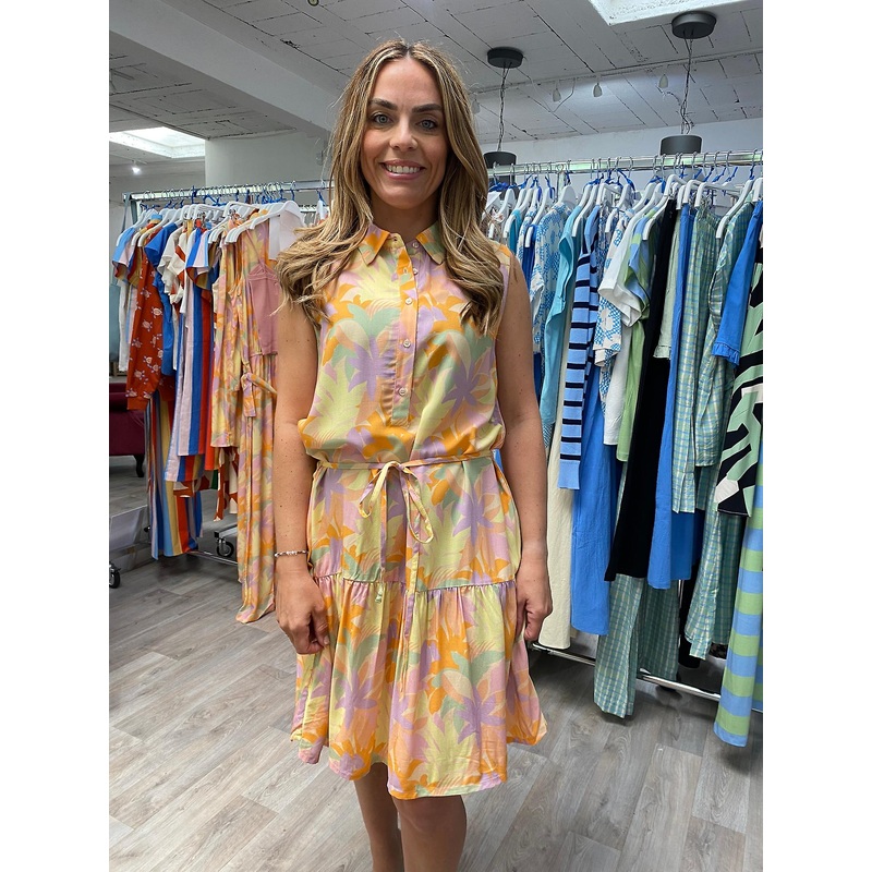 Compania Fantastica Pluvia pastel floral short dress | Fruugo SG