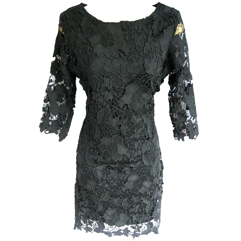 Darling Women’s Black Jenny Long Sleeved Dress L UK 14 | Fruugo SG