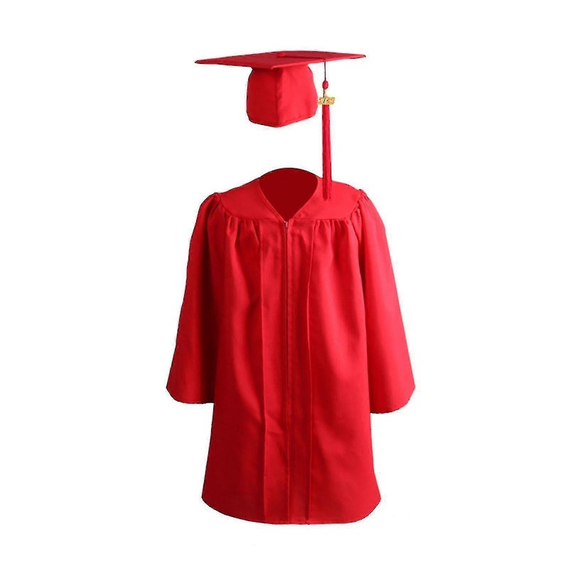 1 Set Graduation Gownzipper With Hat Polyester Kid Academic Dress | Fruugo SG
